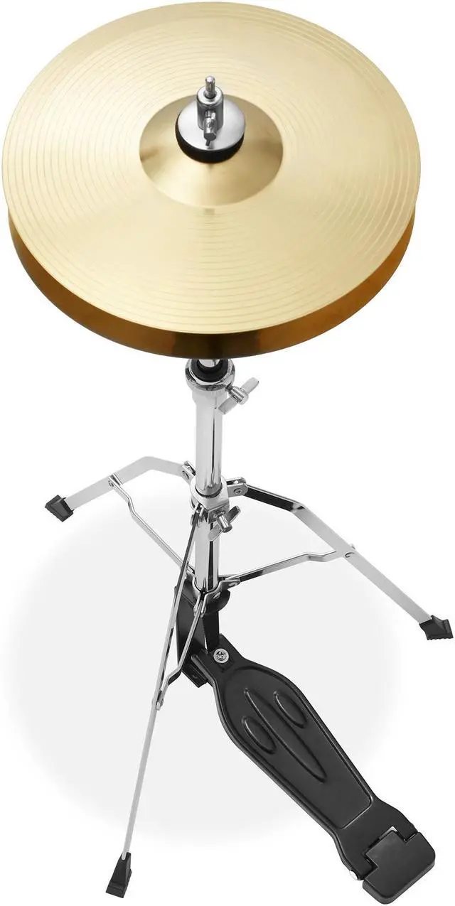 Alt view image 5 of 6 - Gammon Percussion 5-Piece Junior Starter Drum Kit with Cymbals, Hardware, Sticks, & Throne - Blue