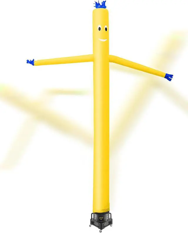 Alt view image 4 of 6 - Cloud 9 Inflatable Wacky Waving Tube Man with Blower, Yellow 20 ft Dancing Air Puppet with Flailing Arms