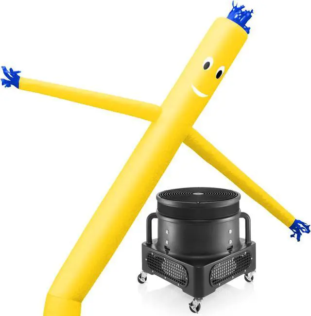 Main image of Inflatable HQ Air Inflatable Dancer Tube Puppet Set, 20 ft. Tall with Blower Fan - Yellow