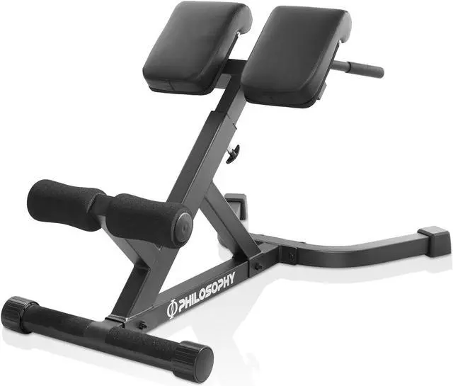 Main image of Philosophy Gym Hyper-Extension Roman Chair - Adjustable Lower Back Bench Machine