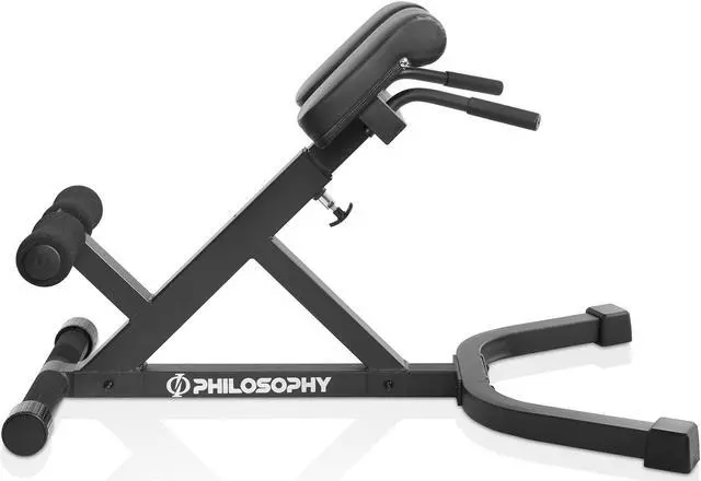 Alt view image 3 of 6 - Philosophy Gym Hyper-Extension Roman Chair - Adjustable Lower Back Bench Machine