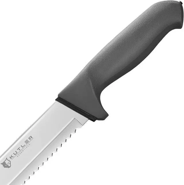 Alt view image 5 of 6 - KUTLER Professional 8-Inch Bread Knife and Cake Slicer with Serrated Edge - Ultra-Sharp Stainless Steel Cutlery