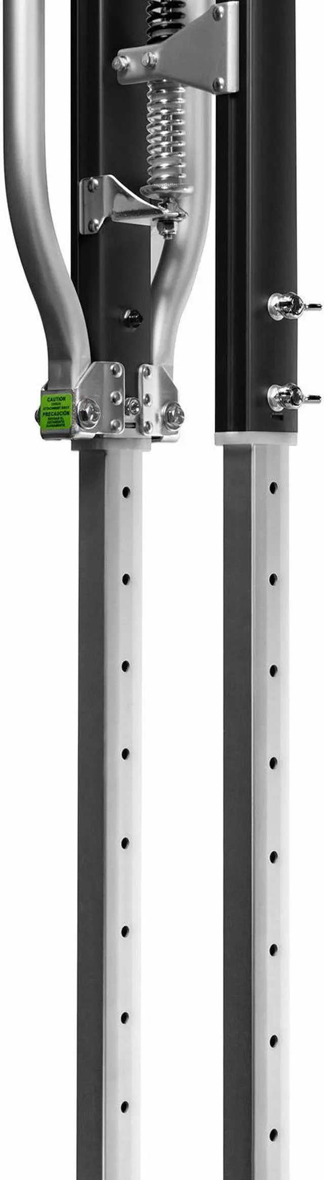 Alt view image 5 of 6 - GypTool Pro 48" - 64" Drywall Stilts - Black