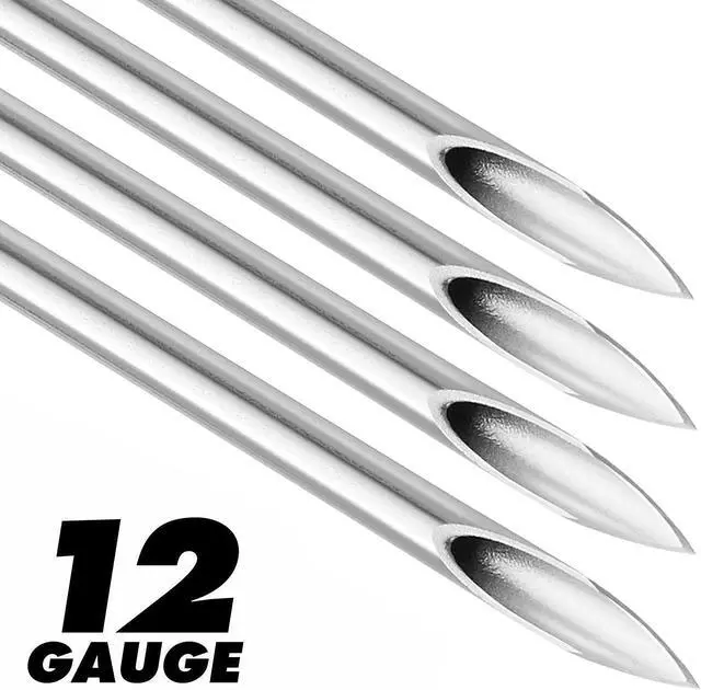 Alt view image 5 of 6 - ACE Needles 100 Mix Body Piercing Needle Sizes 12g, 14g, 16g, 18g and 20g (20 pcs each)