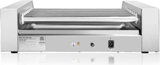 Alt view image 6 of 7 - Olde Midway Electric 18 Hot Dog 7 Roller Grill Cooker Machine 900-Watt - Commercial Grade