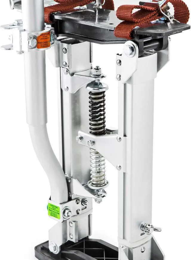 Alt view image 3 of 6 - GypTool Pro 18" - 30" Drywall Stilts - Silver