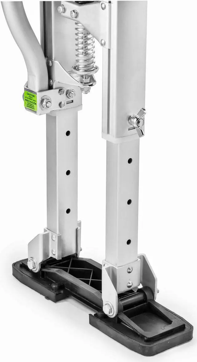 Alt view image 6 of 6 - GypTool Pro 18" - 30" Drywall Stilts - Silver