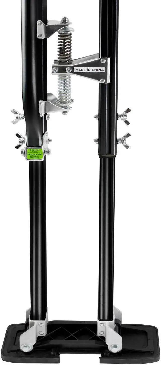 Alt view image 2 of 6 - GypTool Pro 36" - 48" Drywall Stilts - Black