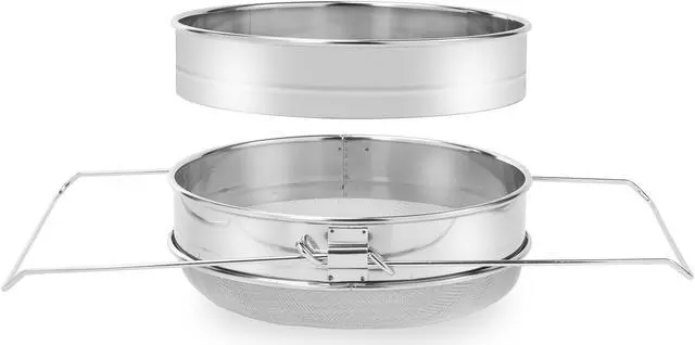 Alt view image 3 of 6 - Honey Keeper Honey Strainer Double Sieve #304 Stainless Steel Beekeeping Equipment Mesh Filter Screen