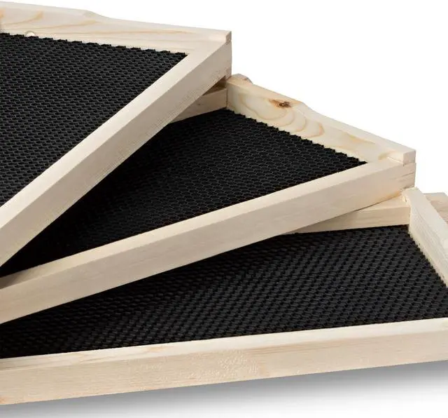 Alt view image 3 of 6 - Honey Keeper Beehive 10 Deep Frame Kit with Foundations for Replacement Langstroth Beekeeping