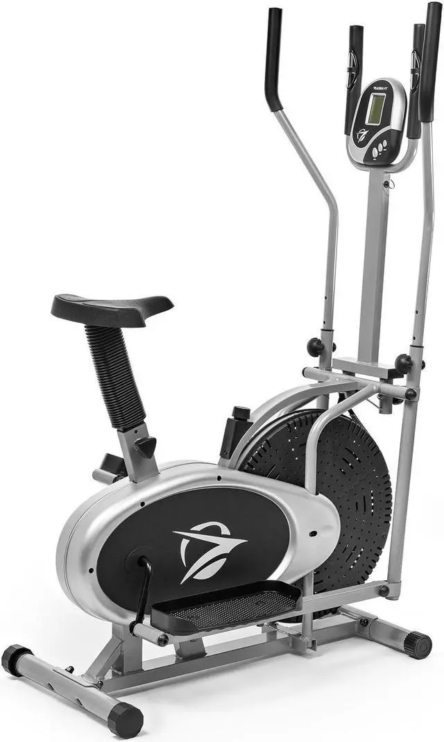 Alt view image 4 of 6 - Plasma Fit Elliptical Machine Cross Trainer 2 in 1 Exercise Bike Cardio Fitness Home Gym Equipment