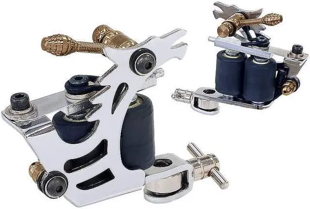 Main image of Afterlife Custom Irons Dual Coil Tattoo Liner Shader Machine - Chrome