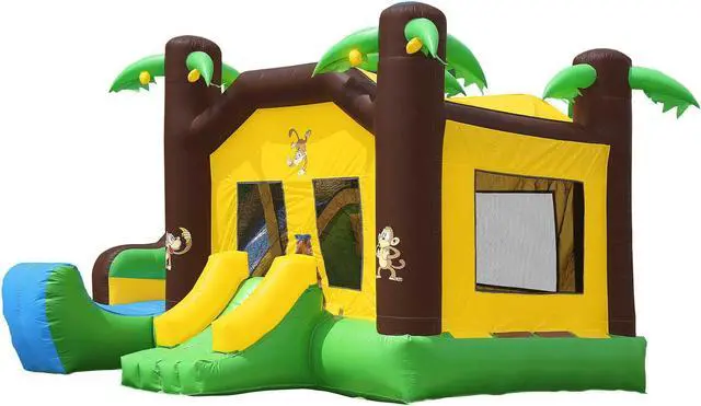 Alt view image 2 of 6 - Cloud 9 Commercial Grade Bounce House 100% PVC Jungle Slide Inflatable Only
