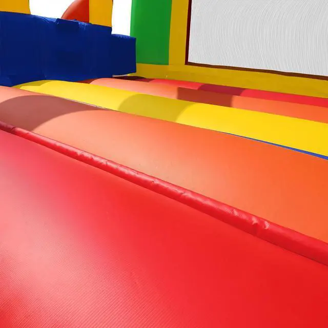 Alt view image 5 of 6 - Inflatable HQ Commercial Bounce House Mega Double Slide Climbing Wall 100% PVC Inflatable Only