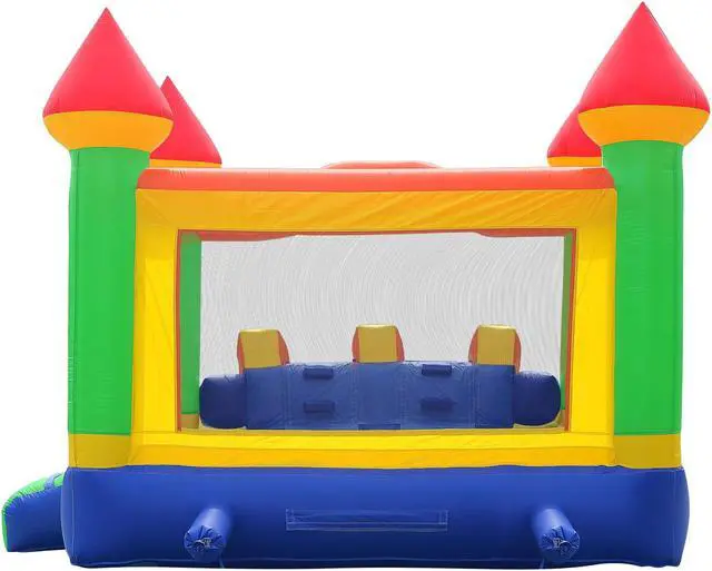 Alt view image 4 of 8 - Inflatable HQ Commercial Grade Mega Double Slide Castle Bounce House 100% PVC and Blower