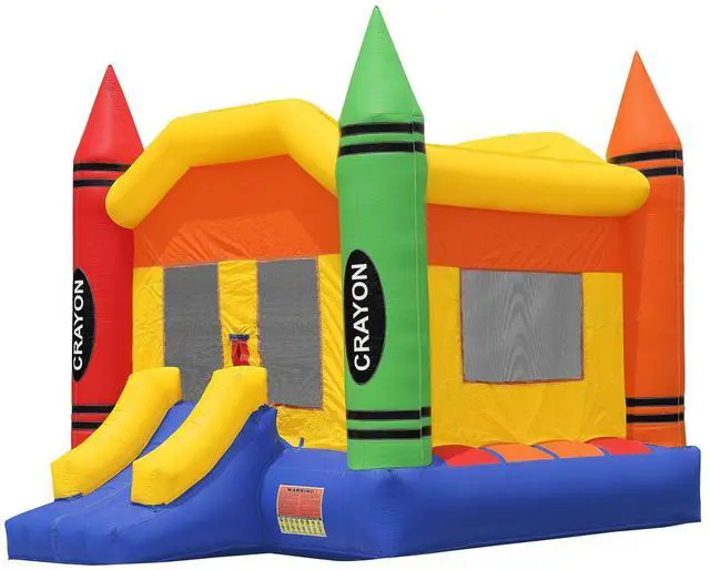 Alt view image 2 of 8 - Inflatable HQ Commercial Grade Crayon Bounce House 100% PVC with Blower