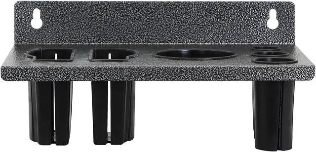 Alt view image 2 of 3 - Saloniture Wall Mount Hair Iron & Blow Dryer Holder - Salon Appliance Rack