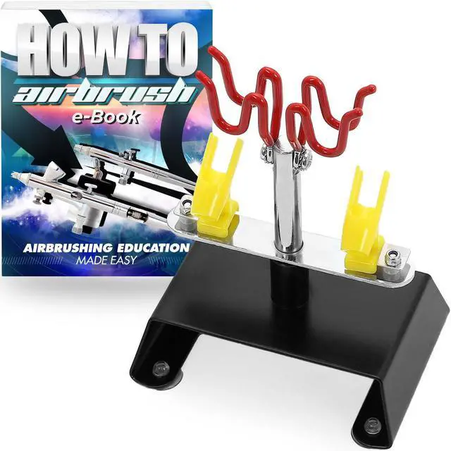 Main image of PointZero Four Station Airbrush Tabletop Stand Holder