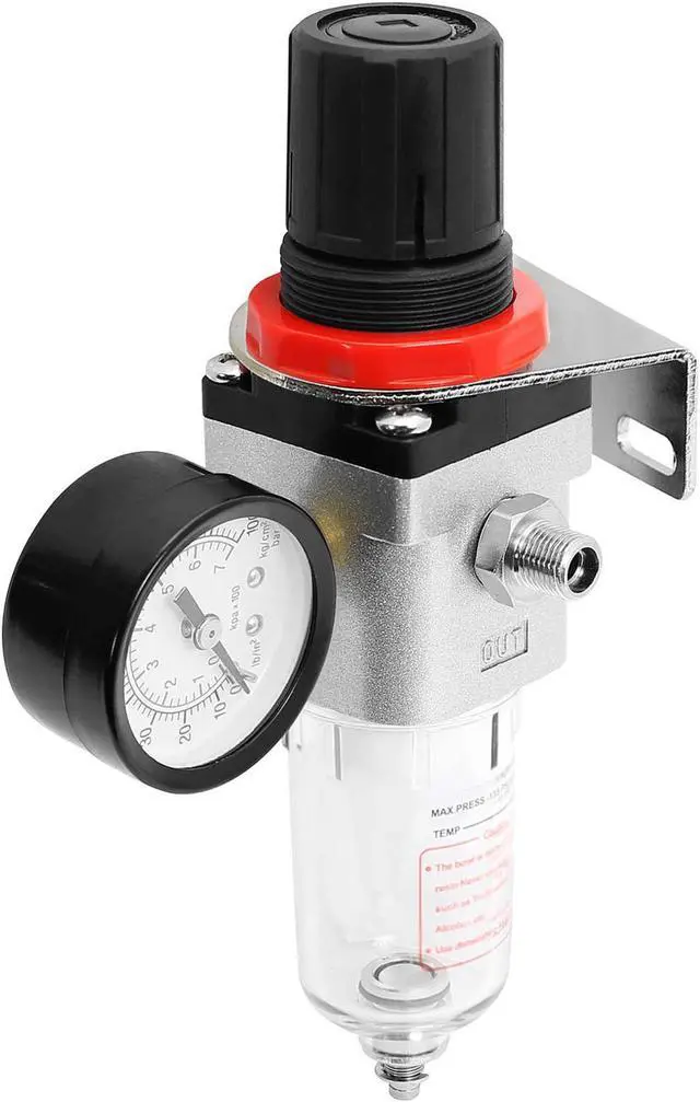 Main image of PointZero Pro Airbrush Air Compressor Regulator with Water-Trap Filter