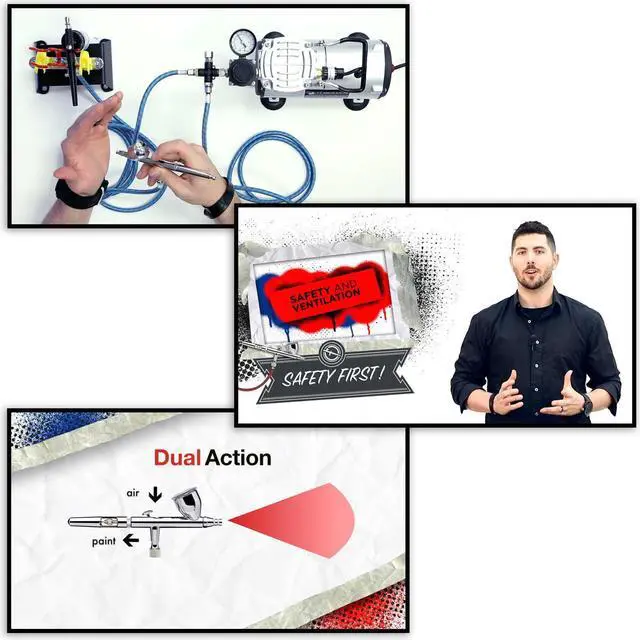 Alt view image 3 of 3 - Airbrush Essentials - Master the Basics - Airbrush Beginners Tips on Equipment and Techniques