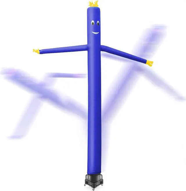 Alt view image 4 of 6 - Inflatable HQ Air Inflatable Dancer Tube Puppet Set, 20 ft. Tall with Blower Fan - Blue