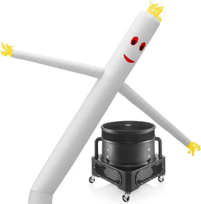 Main image of Inflatable HQ Air Inflatable Dancer Tube Puppet Set, 20 ft. Tall with Blower Fan - White