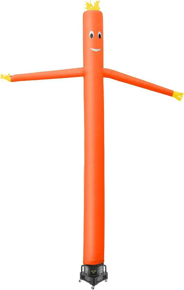 Alt view image 2 of 6 - Cloud 9 Inflatable Wacky Waving Tube Man with Blower, Orange 20 ft Dancing Air Puppet with Flailing Arms