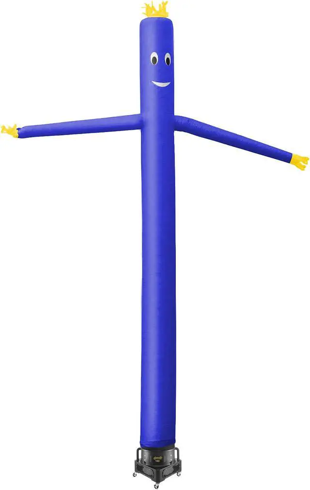 Alt view image 2 of 6 - Cloud 9 Inflatable Wacky Waving Tube Man with Blower, Blue 20 ft Dancing Air Puppet with Flailing Arms