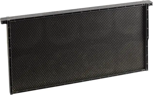 Alt view image 5 of 6 - Honey Keeper  9" Black Plastic Beeswax Coated Bee Frame and Foundation Body, 10 Pack
