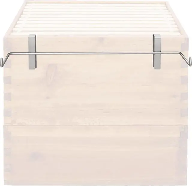 Alt view image 4 of 6 - Honey Keeper Beehive Frame Holder - Stainless Steel Hive Frame Hanger Perch, Pack of 2