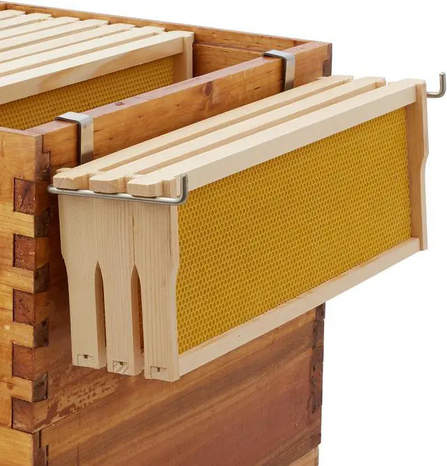 Alt view image 5 of 6 - Honey Keeper Beehive Frame Holder - Stainless Steel Hive Frame Hanger Perch, Pack of 2