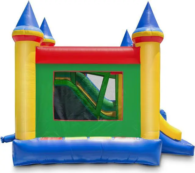 Alt view image 5 of 6 - Cloud 9 Commercial Grade Castle Bounce House with Slide - 100% PVC 16' x 17' Bouncer - Inflatable Only