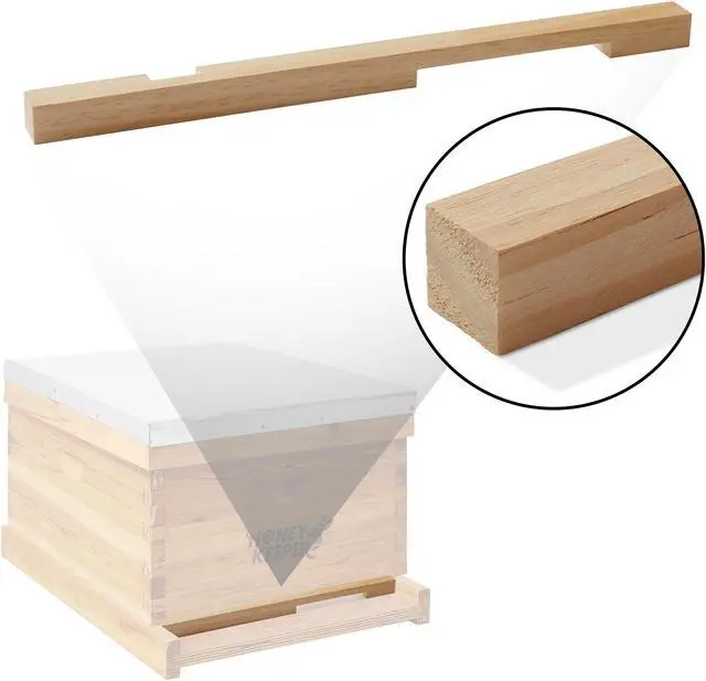 Alt view image 4 of 6 - Honey Keeper 5 Pack Beehive Entrance Reducer - 10 Frame Hive Entrance Protector for Beekeeping