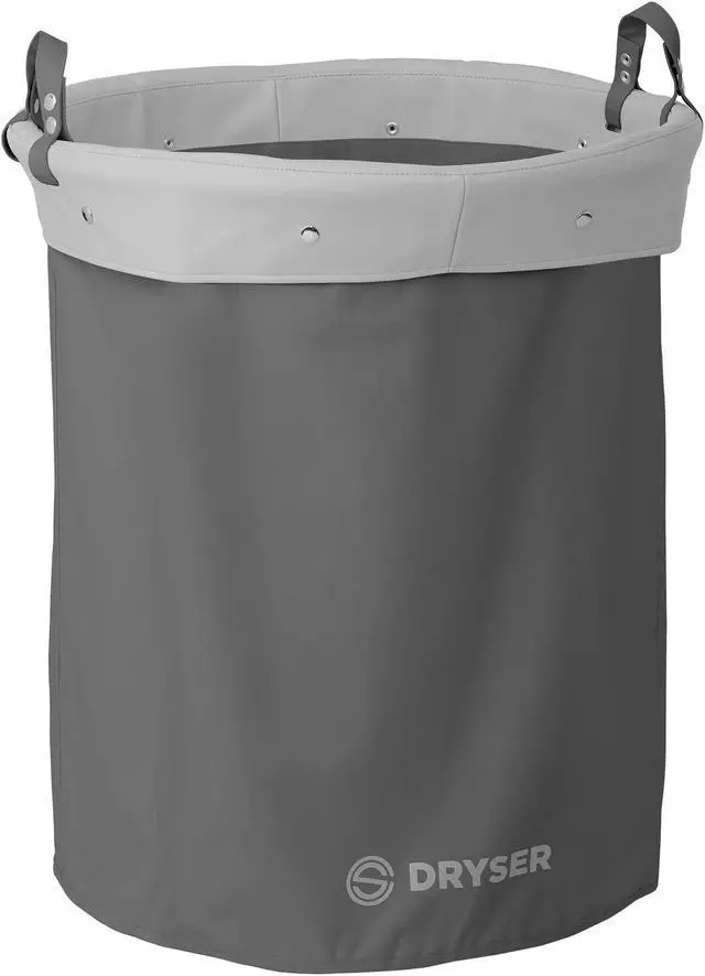 Alt view image 2 of 6 - Dryser Round Replacement Commercial Laundry Heavy-duty Canvas Liner for Model 290R Gray