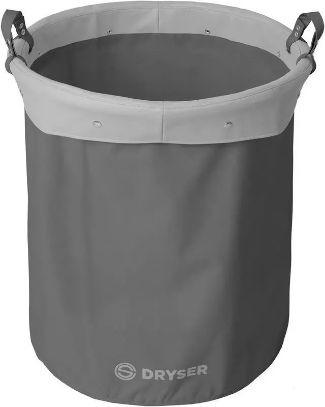 Alt view image 4 of 6 - Dryser Round Replacement Commercial Laundry Heavy-duty Canvas Liner for Model 290R Gray