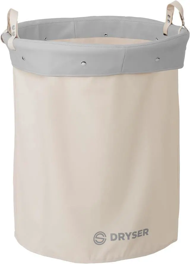 Alt view image 2 of 6 - Dryser Round Replacement Commercial Laundry Heavy-duty Canvas Liner for Model 290R White