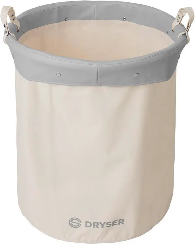 Alt view image 4 of 6 - Dryser Round Replacement Commercial Laundry Heavy-duty Canvas Liner for Model 290R White