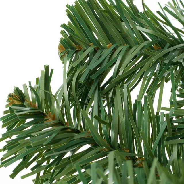 Alt view image 6 of 6 - Casafield 60" Fir Artificial Christmas Wreath Holiday Décor, 1140 PVC Tips for Front Door, Window, or Mantel
