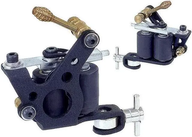 Main image of Afterlife Custom Irons Dual Coil Liner Shader Tattoo Machine - Black