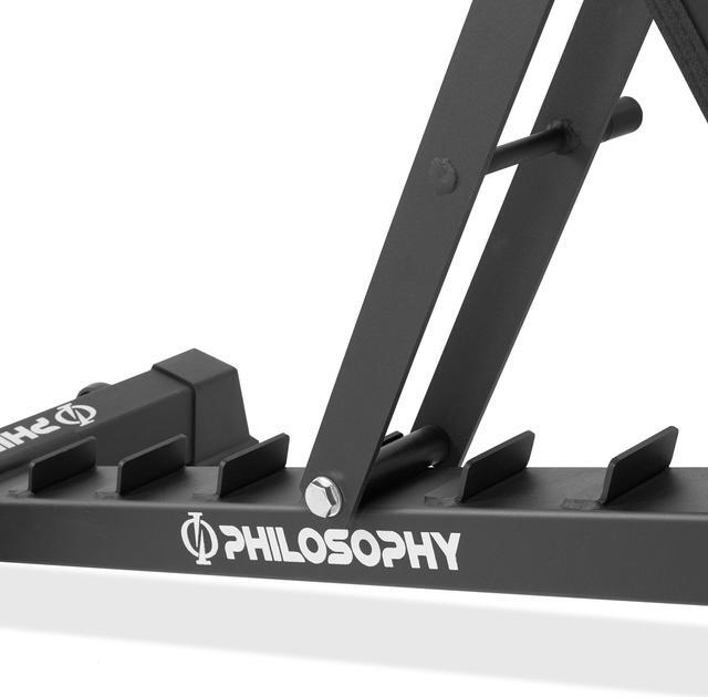 Alt view image 4 of 6 - Philosophy Gym Adjustable Weight Bench, Heavy-Duty Flat Incline Decline (FID) Dumbbell Workout Bench for Weightlifting & Exercise - 1500 LB Weight  Capacity