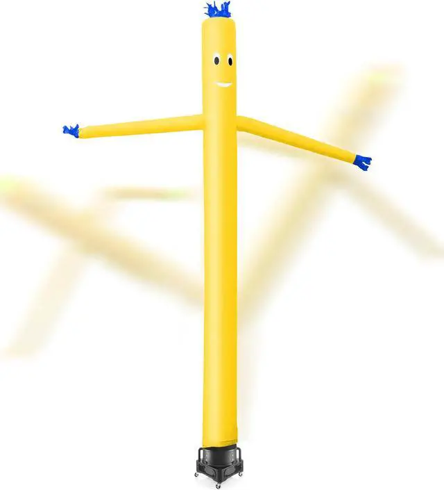 Alt view image 4 of 6 - Inflatable HQ Air Inflatable Dancer Tube Puppet Set, 20 ft. Tall with Blower Fan - Yellow