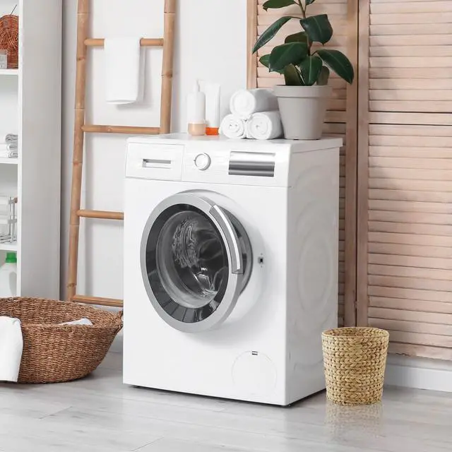 Alt view image 4 of 6 - Casafield Water Hyacinth Waste Basket - Natural, Woven Trash Can for Bathroom, Bedroom, Laundry Room, Home Office