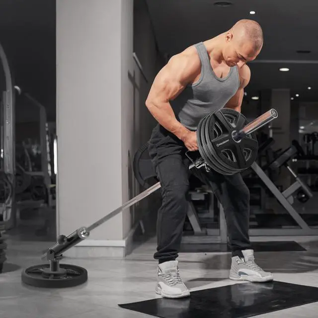 Alt view image 6 of 6 - Philosophy Gym T-Bar Row Plate Post Insert Landmine Attachment - Fits 2" Olympic Bars - Full 360° Swivel & Easy to Install