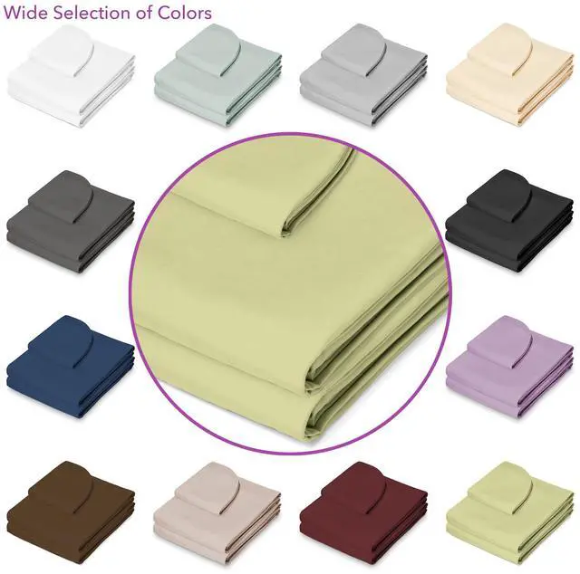 Alt view image 5 of 6 - Saloniture 3-Piece Microfiber Massage Table Sheet Set - Premium Facial Bed Cover - Includes Flat and Fitted Sheets with Face Cradle Cover - Sage Green