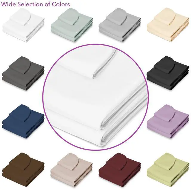 Alt view image 6 of 7 - Saloniture 3-Piece Microfiber Massage Table Sheet Set - Premium Facial Bed Cover - Includes Flat and Fitted Sheets with Face Cradle Cover - White