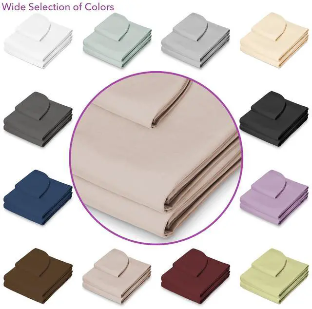 Alt view image 5 of 6 - Saloniture 3-Piece Microfiber Massage Table Sheet Set - Premium Facial Bed Cover - Includes Flat and Fitted Sheets with Face Cradle Cover - Sand Brown