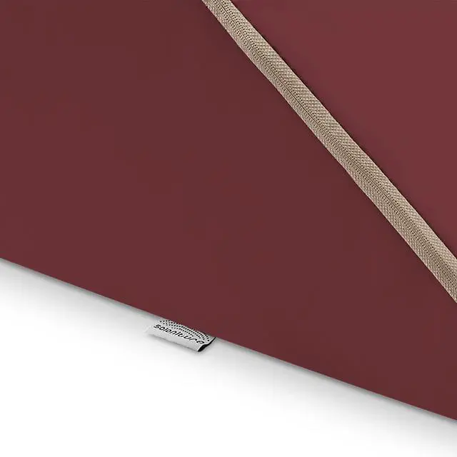 Alt view image 5 of 6 - Saloniture Triangle Wedge Massage Table Bolster Pillow, Extra Large - 19 x 12 x 20 x 15.5 Inch - Burgundy