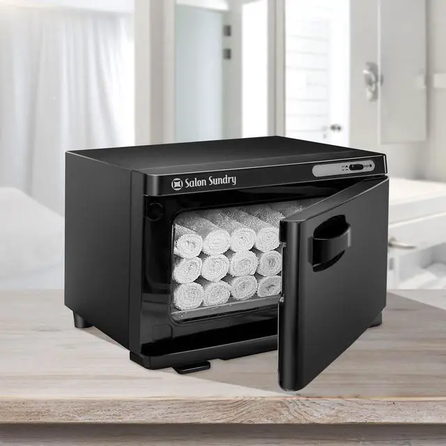 Alt view image 4 of 6 - Salon Sundry Professional Hot Towel Warmer Cabinet - Facial Spa and Salon Equipment - Black