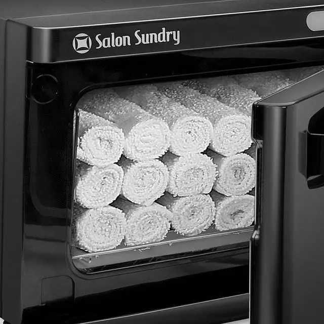 Alt view image 5 of 6 - Salon Sundry Professional Hot Towel Warmer Cabinet - Facial Spa and Salon Equipment - Black