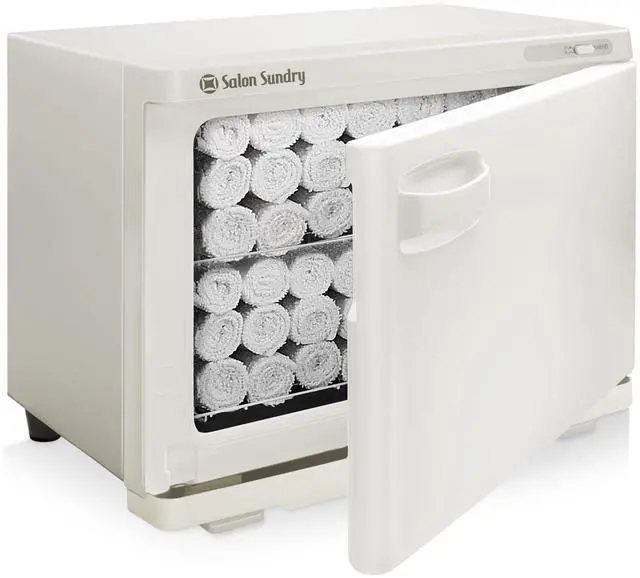 Alt view image 2 of 6 - Salon Sundry Professional High Capacity Hot Towel Warmer Cabinet - Facial Spa and Salon Equipment - White
